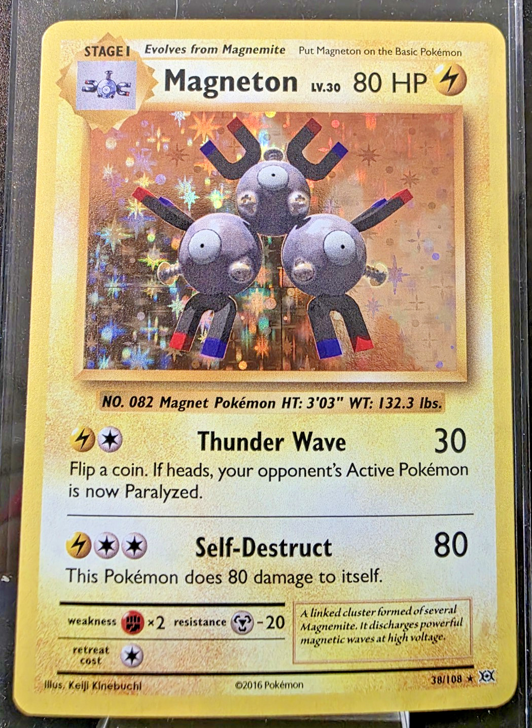 Magneton 38/108 Evolutions Holo NM Pokemon TCG