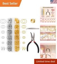 1200 Pcs Jump Rings and Craft Tools - Effortless Jewelry Repair Kit