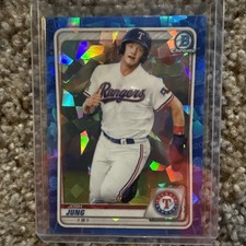 2020 Bowman Chrome Draft Sapphire Edition - Josh Jung #BD-197 (RC)