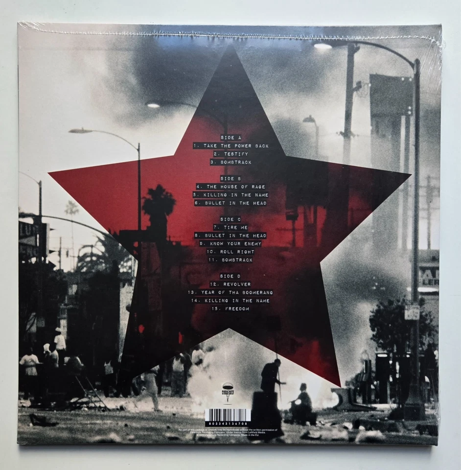 Rage Against The Machine – End Of The Party - The 1990s Broadcasts  Vinyl LP NEW - Image 2 of 3
