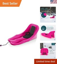 Baby Rider, Toddler Sled - 3-Point Harness, Anti-Slip Seat, Retractable Tow S...