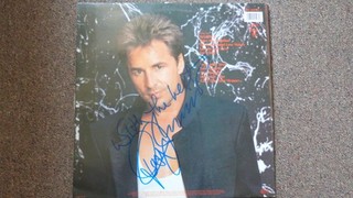 ORIGINAL SIGNED Autogramm des Schauspielers DON JOHNSON auf Cover Album LP 33T