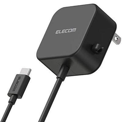 ELECOM Ladegerät 12W Typ-C Kabel 1,5m [Android/Tablet kompatibel] Schwarz