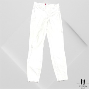 Spanx Distressed Denim Jean Legging 20229R White Size S Small Womens
