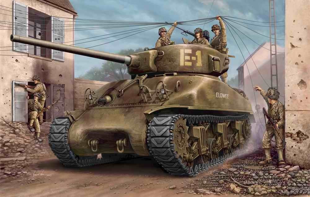 Hobbyboss 84801 - 1:48 U.S. M4A1 76(W) Tank - New