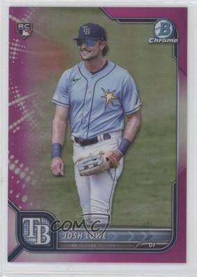 2022 Bowman Chrome Fuchsia Refractor 1/299 Josh Lowe #87 Rookie RC 4dv