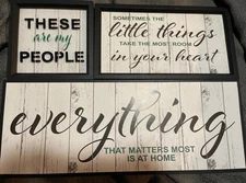 New 3 Pictures Of Various Sizes To Be Grouped Together Stating Love/Family 