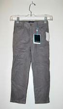 NWT Andy  Evan Little Boys Light Gray Corduroy Pants sz 5 Years