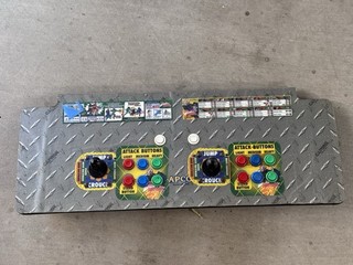 Jojo’s Venture Arcade Control Panel Two Player CAPCOM Untested RARE