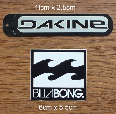 2 Sticker Decal Billabong Dakine Hawaii Aloha Kitesurf Surf Surfing Windsurf