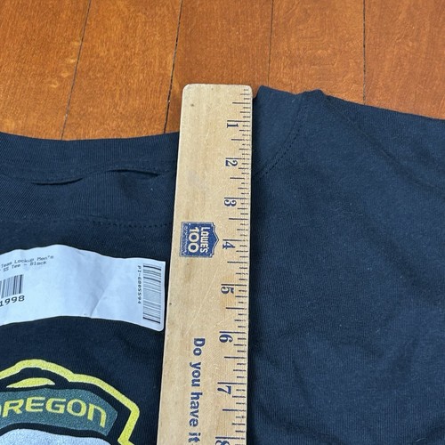 T-shirt Oregon Ducks uomo 3XLT nera manica corta fanatici nuova cotone - Foto 5 di 12