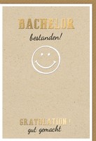 Bachelor - GlüCkwunschkarte Im Format 11,5 X 17 Cm Mit Umschlag - Smiley LäCheln