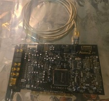Creative Labs Sound Blaster Audigy 2 ZS PCI Sound Card SB0350 W/CABLE.