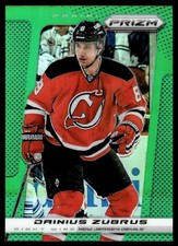 2013-14 Panini Prizm Prizms Green Dainius Zubrus New Jersey Devils #51