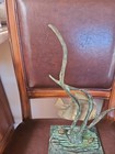 Vintage Brass Angel Fish With Seaweed Stand 13 1/2" Signed And Numbered 27/500 — photo 10