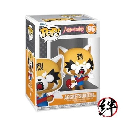 FUNKO Pop! Sanrio Serie Aggressive Retsuko mit Gitarrenfigur Pop