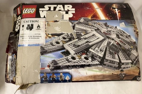 LEGO Star Wars 75105 Millennium Falcon- Retired Set- New Box Ruined,See Pictures