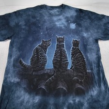 The Mountain Cats Short Sleeve Casual Graphic...