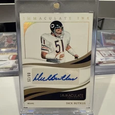 2024 Panini Immaculate Ink Dick Butkus Auto #08/25 🔥 Chicago Bears