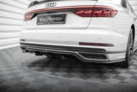 Maxton Design Diffusor Heckansatz Passend FüR Audi A8 S-Line D5 Schwarz Hochglan