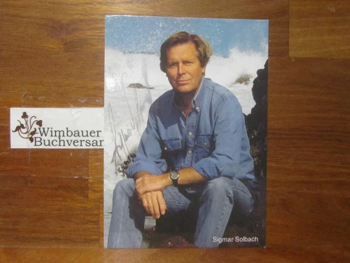 Original Autogramm Sigmar Solbach /// Autogramm Autograph signiert signed signee - Bild 1 von 3