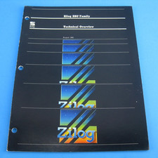 Zilog Z80 Family Technical Overview Vtg 1980 CPU Computer Advertising Brochure