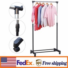 Laundry Clothes Storage Drying Rack Floor Standing Hanger Garment Coat Hat Stand