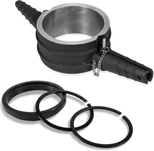 Piston Ring Compressor Tool+Adapter+Anti-Polishing Ring For Cummins Caterpillar