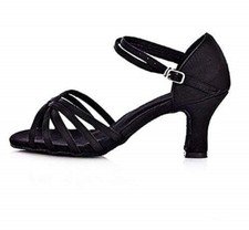 Scarpe da ballo latino americano Colore Nero donna ballroom WY 033 I.23385