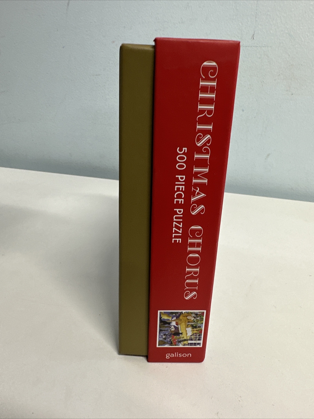 Galison Christmas PUZZLE 500 Piece Puzzle Cats Singing Around Piano NEW