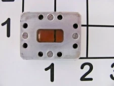 Waveguide WR75 Kapton Pressure Window Brass CPRF Flange K-band 10.0-15.0Ghz<444>