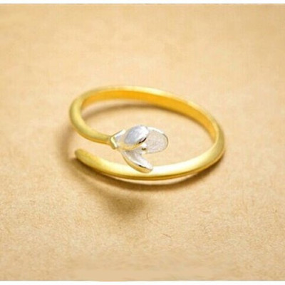 Just Be Mine antiker römischer Goldring auf Sterlingsilber