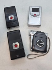  LOT OF 4  Mini Camcorders FOR PARTS OR REPAIR ONLY FAST FREE SHIPPING c