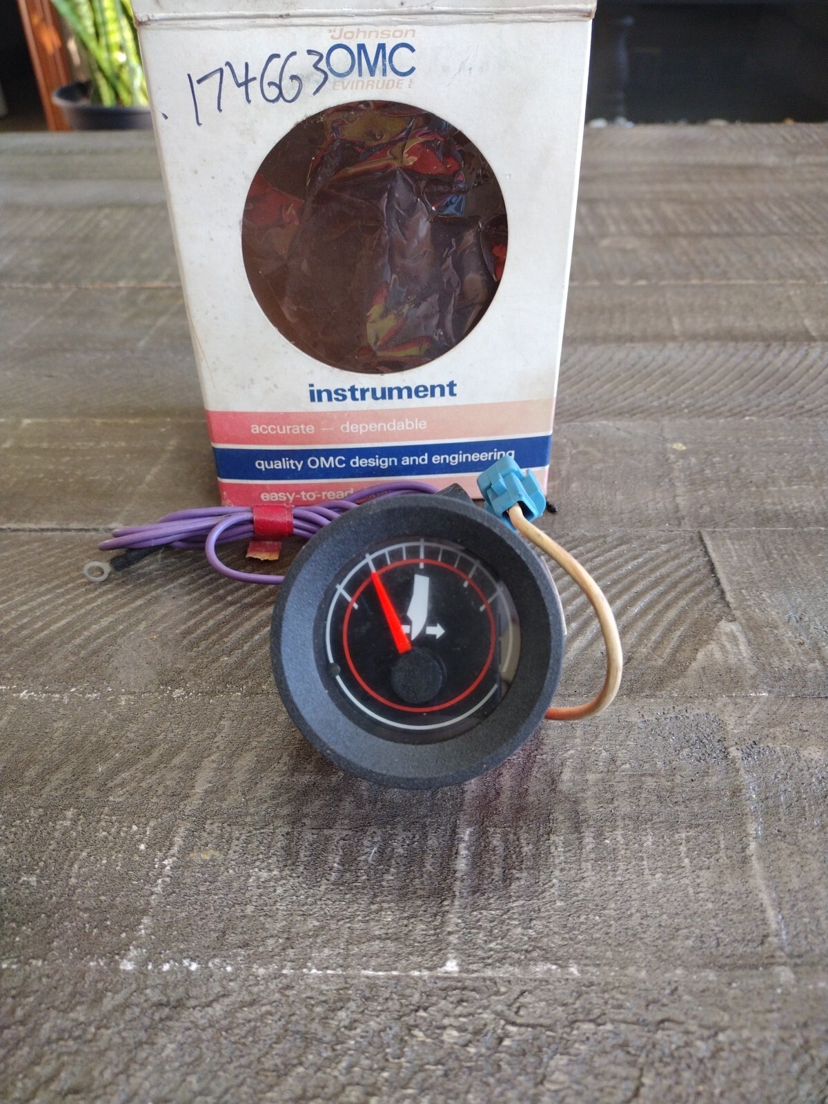 OMC JOHNSON EVINRUDE TRIM GAUGE 0174663 174663 eBay
