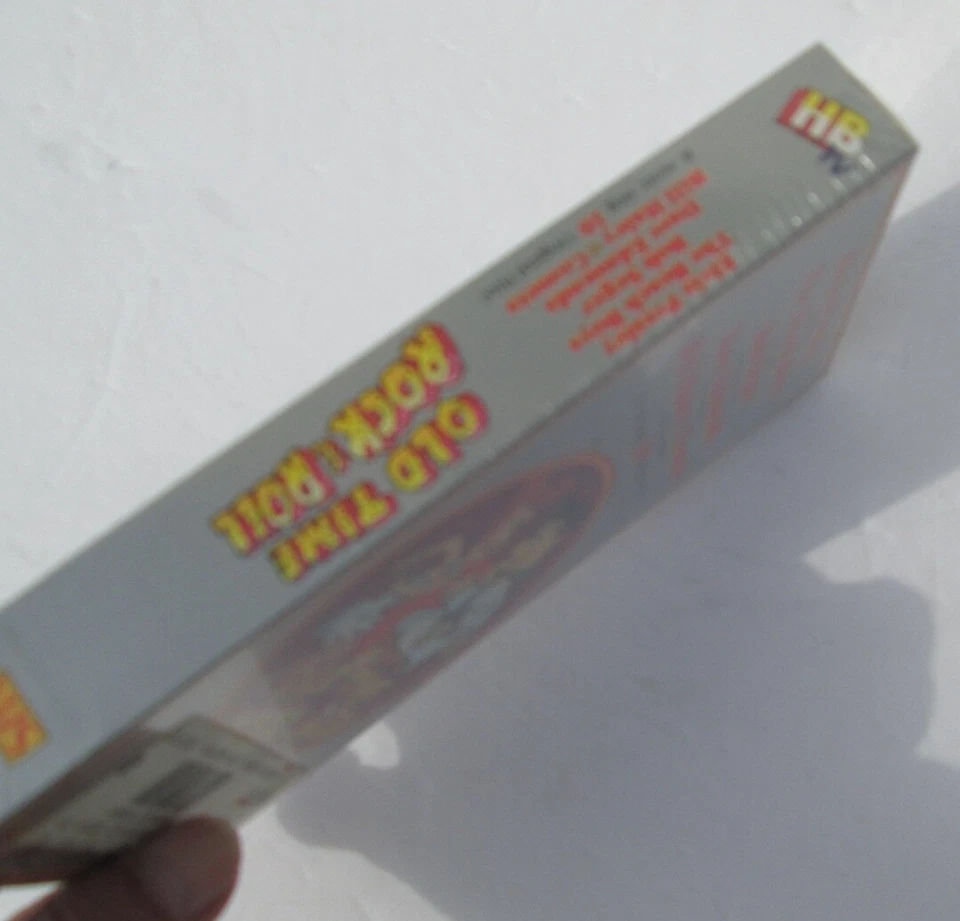 NEW. Hanna-Barbera Old Time Rock & Roll Flintstones Elvis VHS 1987 RARE HTF - Image 3 of 4