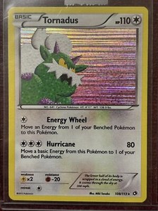 Tornadus 108/113 - Pokemon Legendary Treasures 2013 Holo Rare Card Nice!!