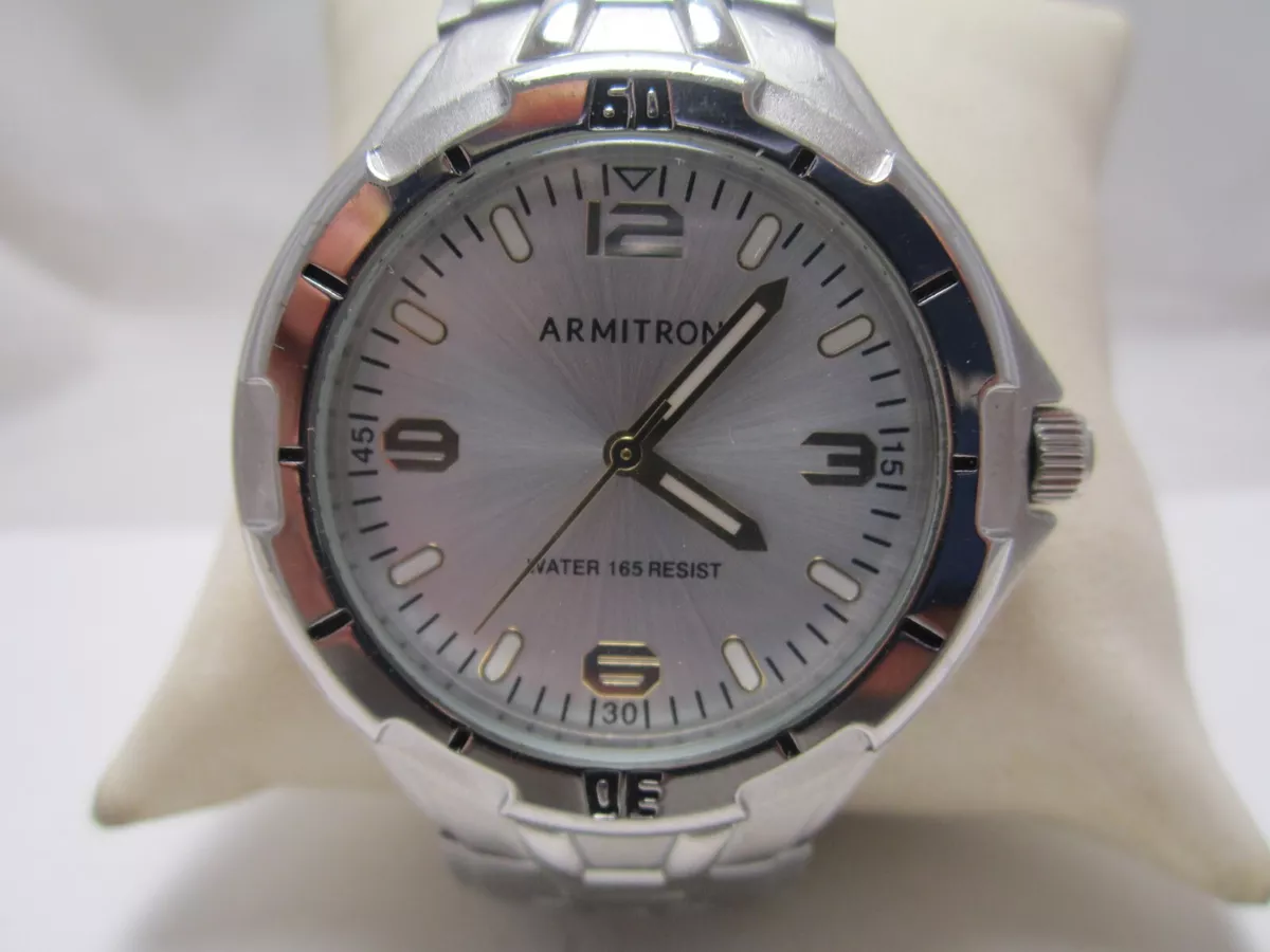 Armitron Men s Quartz WR 165ft Watch Works Great. eBay