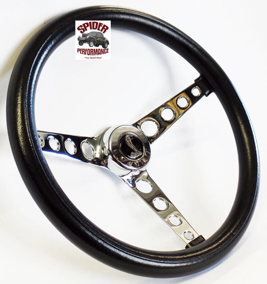 1970-1976 Torino Gran Torino steering wheel COBRA 14 1/2" CLASSIC CHROME — 第 2/4 张图片