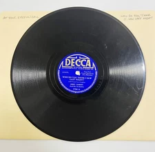 JIMMY DORSEY - WHO DO YOU THINK I SAW LAST NIGHT 78 RPM #63657
