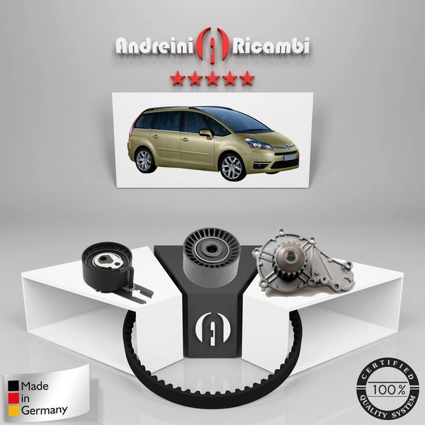 Set Vertrieb + Wasserpumpe Citroen C4 Grand Picasso 1.6 Hdi 82KW 2012->-image