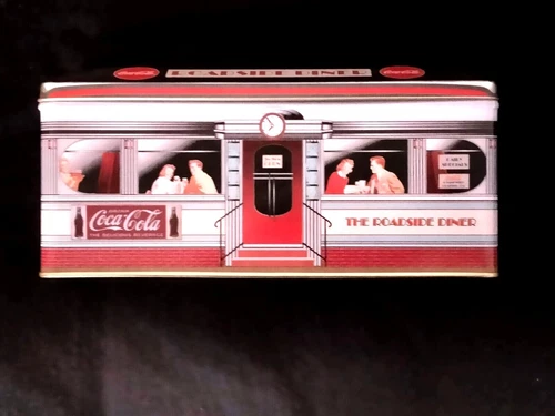 Vintage Coca-Cola "Roadside Diner"  Collectible Tin  SEE DESCRIPTION