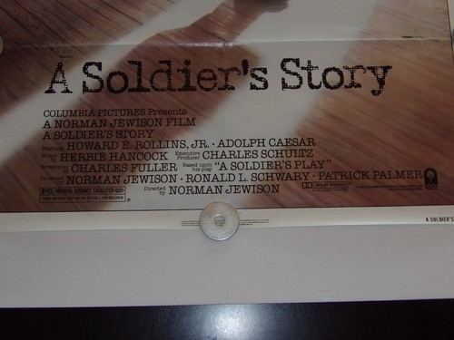 A Soldier's Story Movie Poster 27x41 S/S Howard E. Rollins Jr. Denzel Washington - Picture 2 of 4
