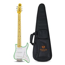 Traveler Guitar Guitar 6 String Travelcaster Deluxe (gloss Black) Electric, Righ