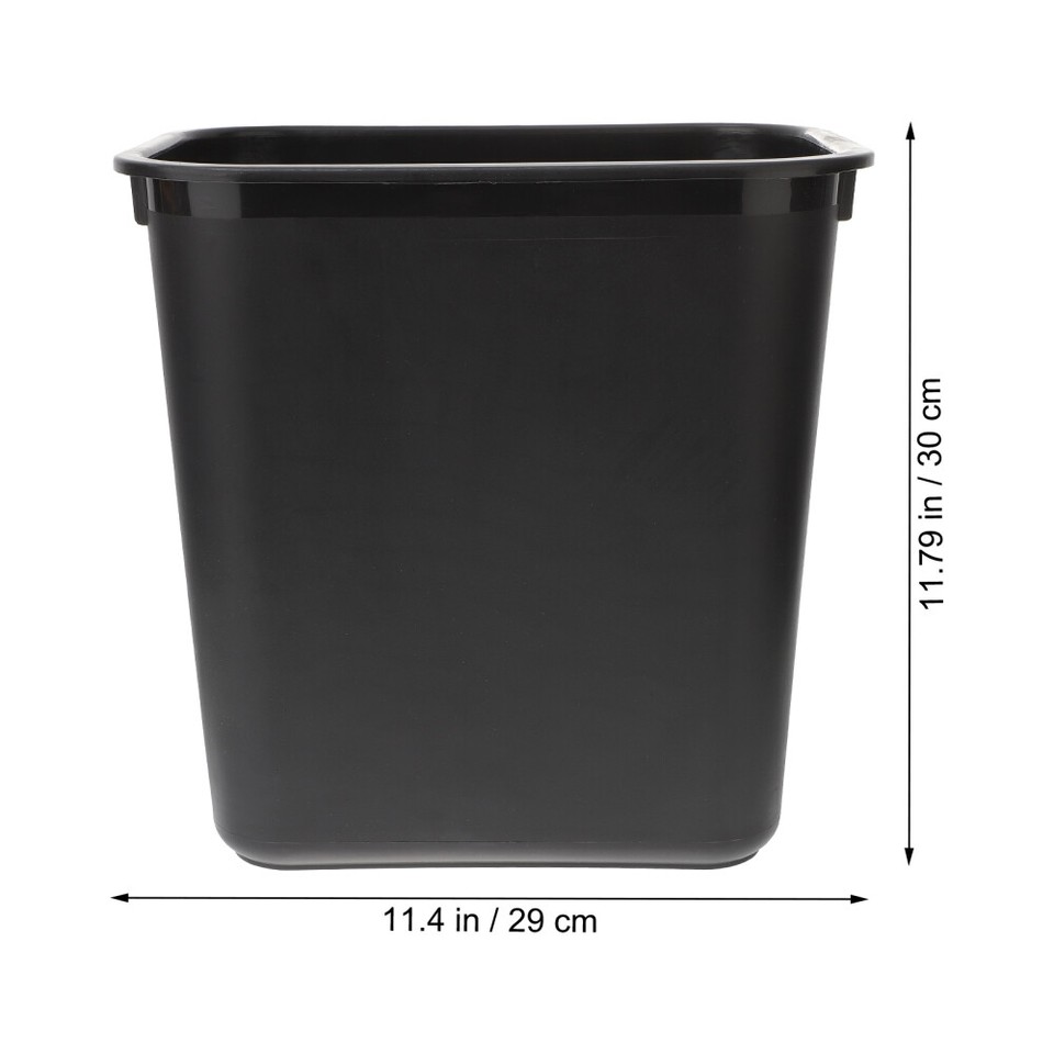 Bedroom Trash Can Small Black Outdoor Garbage Household Office eBay