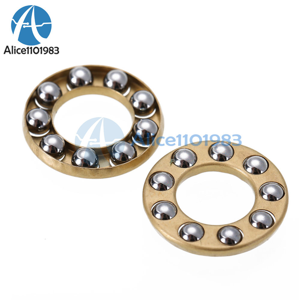 5PCS F816M Axial Ball Thrust Bearing thrust needle roller bearing 8*16