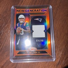 2024 Certified Football Joe Milton III New Generation Patch /249 Patriots