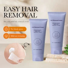 Permanent Hair Removal Cream Stop Hair Growth inhibitor Painless For Women & Men