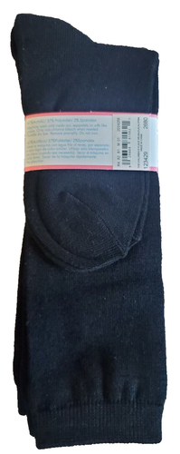 The Children’s Place Girls KNEE SOCKS 2 Pack Small Uniform 11-13 Black NWT - Picture 2 of 5