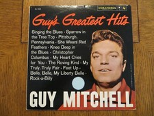 Guy Mitchell – Guy's Greatest Hits - 1959 - Columbia CL 1226 Vinyl LP EX/VG+!!! Guy Mitchell – Guy's Greatest Hits - 1959 - Columbia CL 1226 Vinyl LP EX/VG+!!!