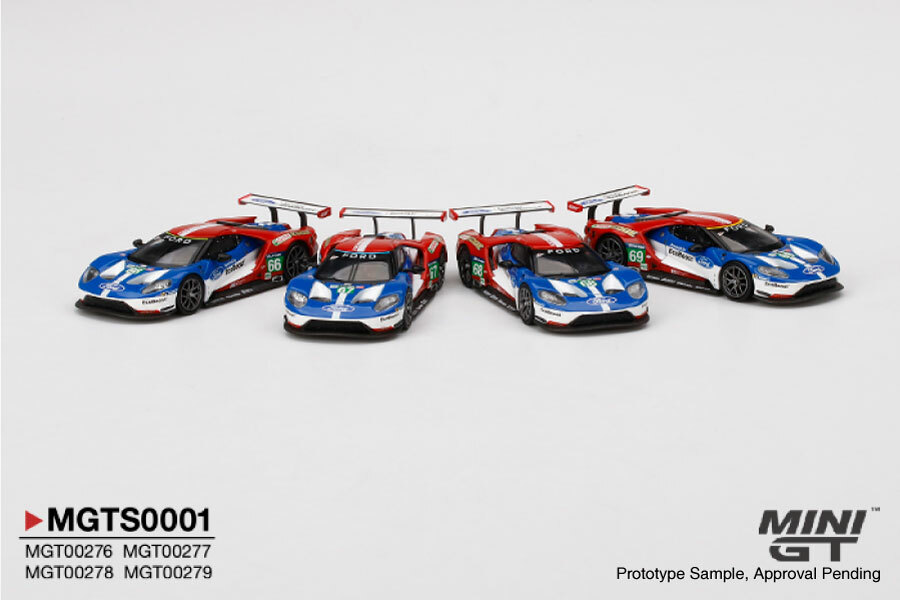 MINI GT Ford GT LM GTE Pro セット MINI GT (set of 4) Ford GT LMGTE PRO #66 #67 #68 #69 2016 24